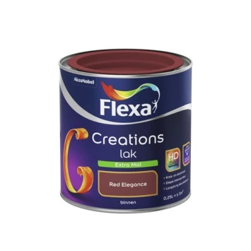 Flexa Creations binnenlak red elegance extra mat 250 ml
