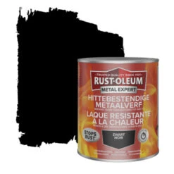 Rust-oleum Hittebestendige Metaalverf 750ML Zwart