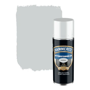 Hammerite spuitlak hittebestendig zilvergrijs hoogglans 400 ml