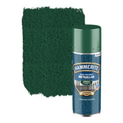 Hammerite Metaallak Spuitbus Donkergroen Hamerslag 400 Ml