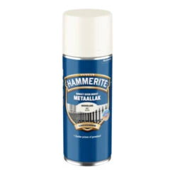 Hammerite Metaallak Spuitbus Wit Hoogglans 400 Ml