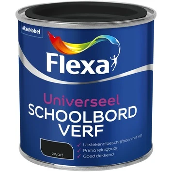 Flexa schoolbordverf zwart 250 ml