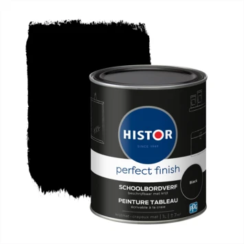 Histor Perfect Finish schoolbordverf Black 1 liter