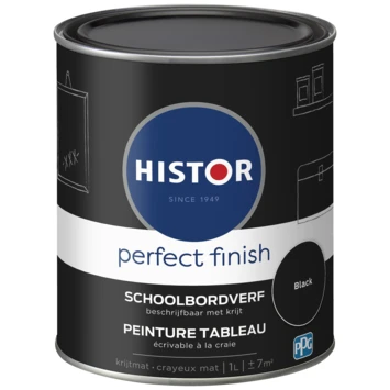 Histor Perfect Finish schoolbordverf Black 1 liter