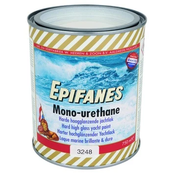Epifanes mono-urethane jachtlak hoogglans nr. 3248 stark wit 750 ml