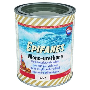 Epifanes mono-urethane jachtlak hoogglans nr. 3221 medium gray 750 ml