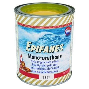 Epifanes mono-urethane jachtlak hoogglans nr. 3137 yellow 750 ml