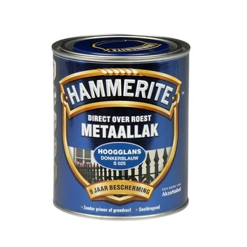 Hammerite metaallak donkerblauw hoogglans 750 ml