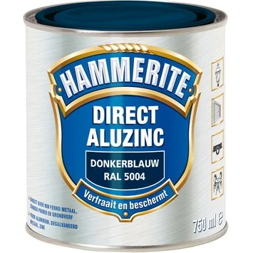 Hammerite Direct AluZinc metaallak donkerblauw 750 ml