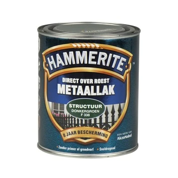 Hammerite metaallak structuur donkergroen 750 ml