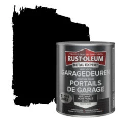 Rust-Oleum Metal Expert Verf Voor Garagadeuren Hoogglans RAL 9005 750 Ml