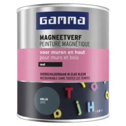 GAMMA Magneetverf Mat Grijs 750 Ml