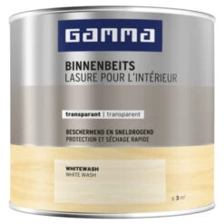 GAMMA Binnenbeits Transparant 250 Ml White Wash