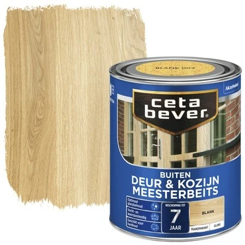 CetaBever Meesterbeits Deur & Kozijn transparant blank glans 750 ml