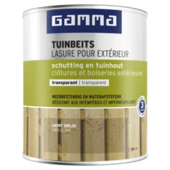 GAMMA Tuinbeits Schutting & Tuinhout Transparant 750 Ml Licht Grijs