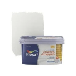 Flexa Mooi Makkelijk Vloeren&trappen Wit Zijdeglans 2,5 Liter