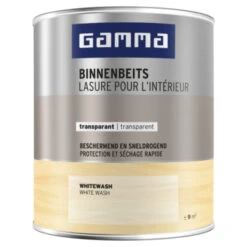 GAMMA Binnenbeits Transparant 750 Ml White Wash