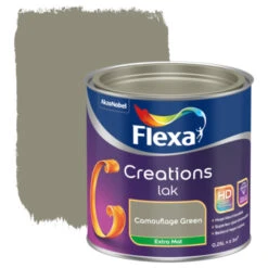 Flexa Creations Lak Camouflage Green Extra Mat 250 Ml