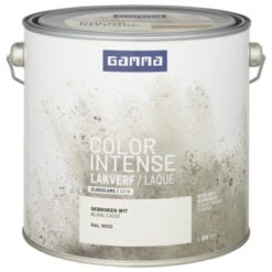 GAMMA Color Intense Binnenlak Zijdeglans 2,5 L RAL 9010