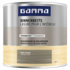 GAMMA Binnenbeits Transparant 250 Ml Grey Wash