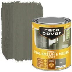 Cetabever Deur, Kozijn & Meubelbeits Transparant Lei Zijdeglans 750 Ml