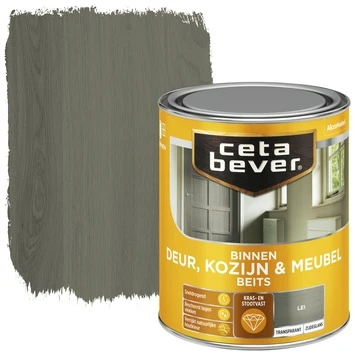 Cetabever deur, kozijn & meubelbeits transparant lei zijdeglans 750 ml