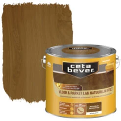 CetaBever Vloer- & Parketlak Natuurlijk Effect Brown Wash 2,5 L