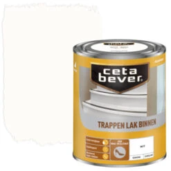 Cetabever Trappenlak Dekkend Wit Zijdeglans 750 Ml