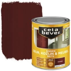 Cetabever Deur, Kozijn & Meubelbeits Transparant Mahonie Zijdeglans 750 Ml