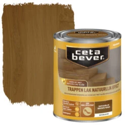 Cetabever Traplak Natuurlijk Effect Brown Wash 750 Ml