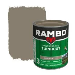 Rambo Pantserbeits Tuinhout Dekkend Leisteen Zijdeglans 750 Ml