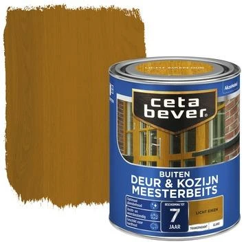 CetaBever Meesterbeits Deur & Kozijn transparant licht eiken glans 750 ml
