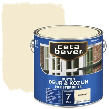 CetaBever Meesterbeits Deur & Kozijn dekkend zijdeglans crème wit 2,5 L