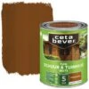CetaBever Tuinbeits Schuur & Tuinhuis Transparant Donker Eiken Zijdeglans 750 Ml