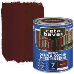 CetaBever Meesterbeits Deur & Kozijn Transparant Mahonie Glans 750 Ml