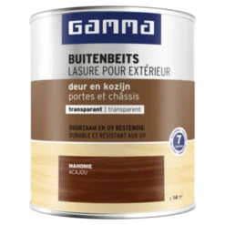 GAMMA Buitenbeits Deur & Kozijn Transparant Mahonie 750 Ml