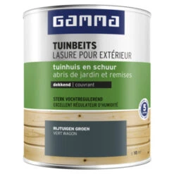 GAMMA Tuinbeits Tuinhuis & Schuur Dekkend Rijtuigengroen 750 Ml