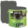 CetaBever Tuinbeits Schuur & Tuinhuis Dekkend Antraciet 2,5 L