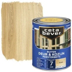CetaBever Meesterbeits Deur & Kozijn Transparant Zijdeglans Blank 750 Ml