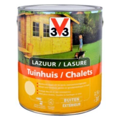 V33 Beits Tuinhuis Zijdeglans Kleurloos 2,5 L