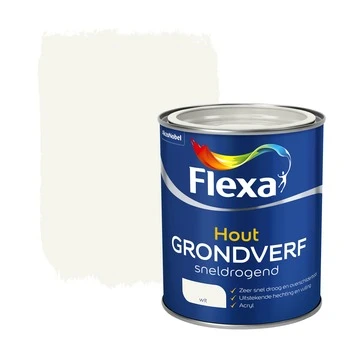 Flexa grondverf sneldrogend wit 750 ml