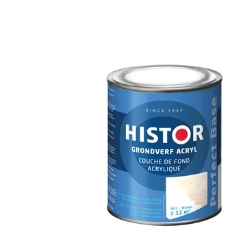 Histor Perfect Base grondverf wit 750 ml