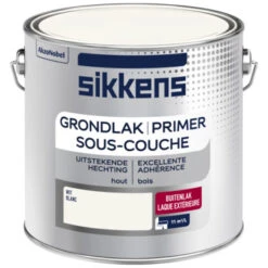 Sikkens Buitenlak Grondlak Wit 2,5 Liter