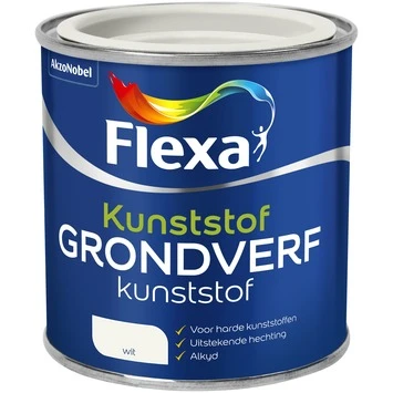 Flexa grondverf kunststof wit 250 ml