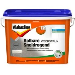 Alabastine Rolbare Voorstrijk Sneldrogend Transparant 5 Liter