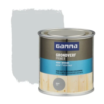 GAMMA grondverf voor binnen 250 ml grijs