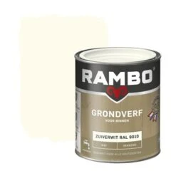 Rambo Grondverf Dekkend Mat Zuiverwit 750 Ml