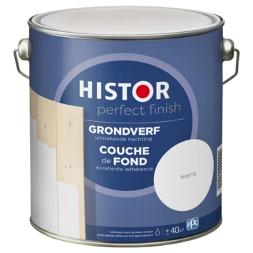 Histor Perfect Finish grondverf 7000 wit 2,5 liter