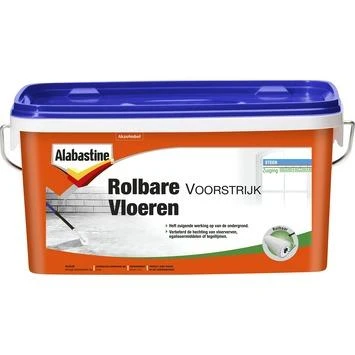Alabastine Rolbare voorstrijk vloeren wit 2,5 l