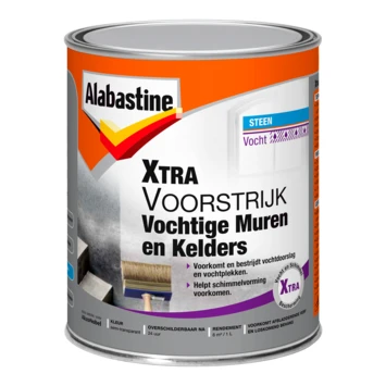 Alabastine voorstrijk vochtige muren & kelders transparant 1 liter
